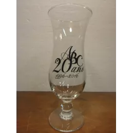 1 VERRE ANNIVERSAIRE 20ANS  ABC MOULINS