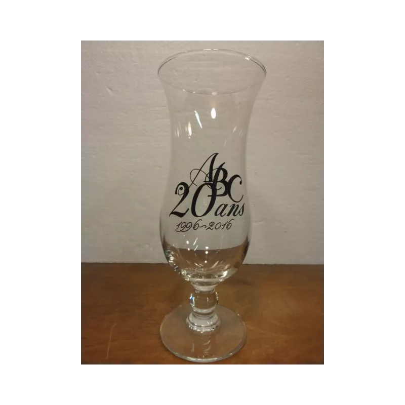 1 VERRE ANNIVERSAIRE 20ANS  ABC MOULINS