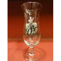 1 VERRE ANNIVERSAIRE 20ANS  ABC MOULINS