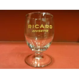 2 ANCIENS VERRES RICARD ANISETTE 17CL LOGO JAUNE