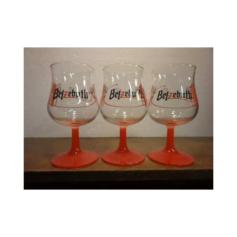 3 VERRES BELZEBUTH 25CL