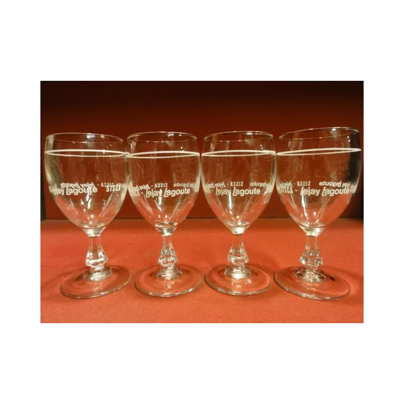 4 VERRES LEJAY-LAGOUTE 9CL