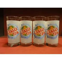 4 VERRES OASIS  HT. 13.50CM