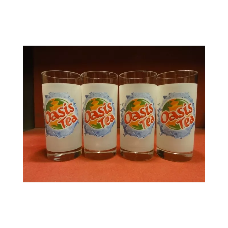 4 VERRES OASIS  HT. 13.50CM