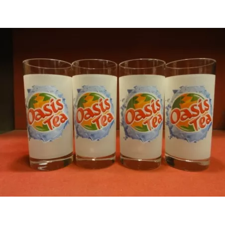 4 VERRES OASIS  HT. 13.50CM