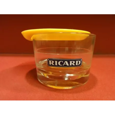 Verre à Ricard Pastis gravé et personnalisé, Chasseur, et 1 sous bock