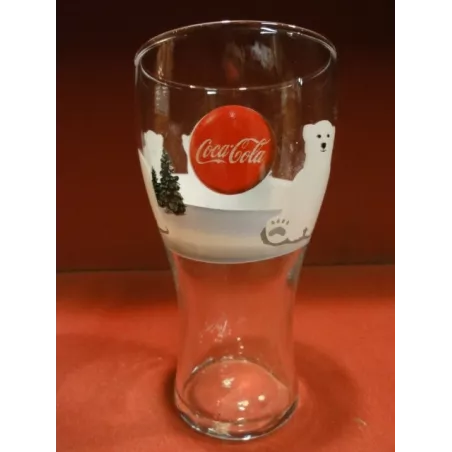 1 VERRE COCA-COLA OURS HT. 14.60CM