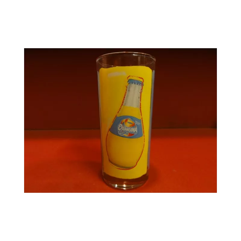 6 VERRES ORANGINA LIGHT