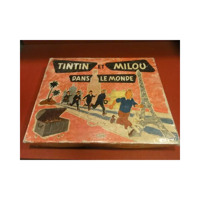 1 JEU TINITIN ET MILOU DANS LE MONDE  1970