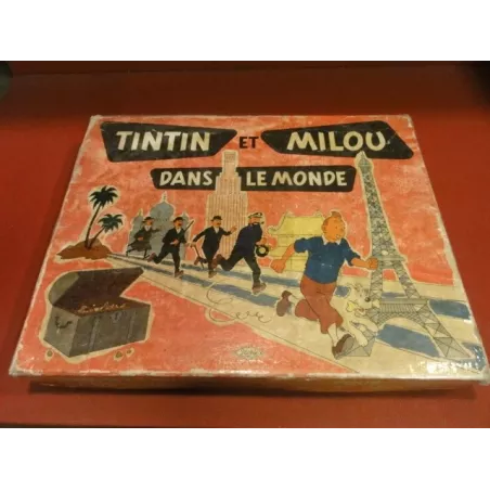 1 JEU TINITIN ET MILOU DANS LE MONDE  1970