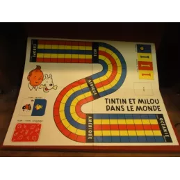 1 JEU TINITIN ET MILOU DANS LE MONDE  1970