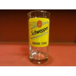 6 VERRES SCHWEPPES INDIAN TONIC