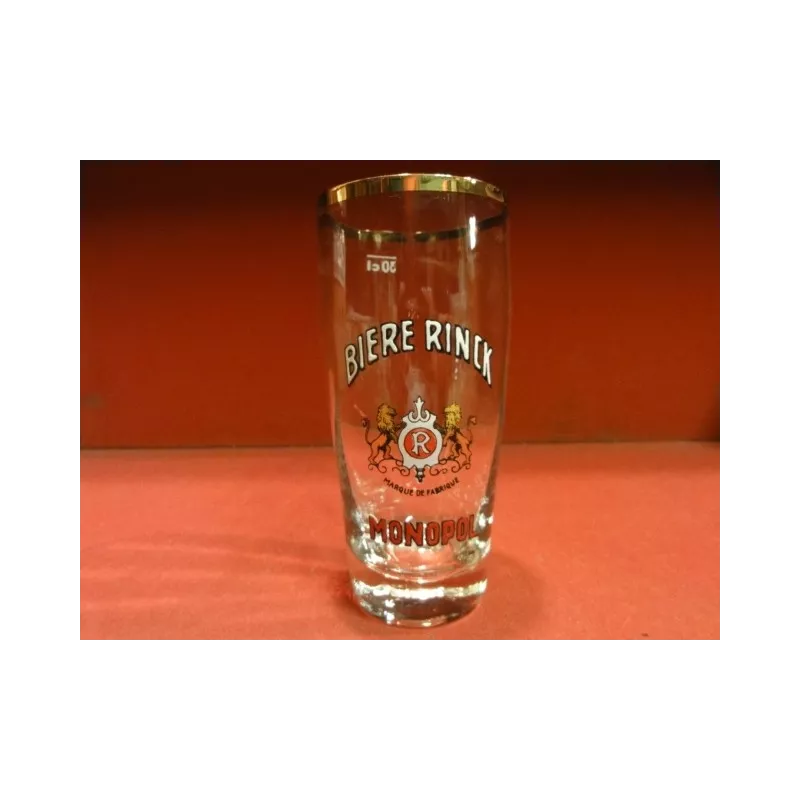 1 VERRE RINCK MONOPOL EMAILLE 30CL