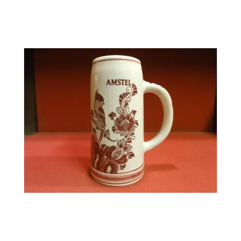 1 CHOPE AMSTEL EN DELFT ROUGE HT. 16.70CM