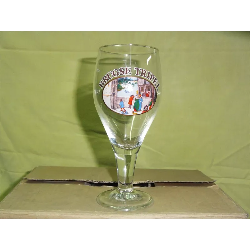 boite de 6 verres brugse tripel 25cl 