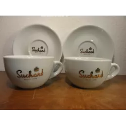 2 TASSES CHOCOLAT SUCHARD 20/22CL