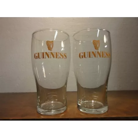 2 VERRES GUINNESS 50CL