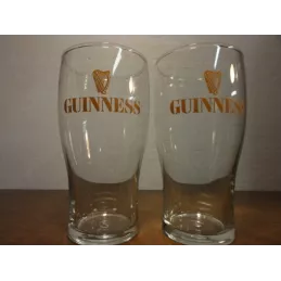 2 VERRES GUINNESS 50CL