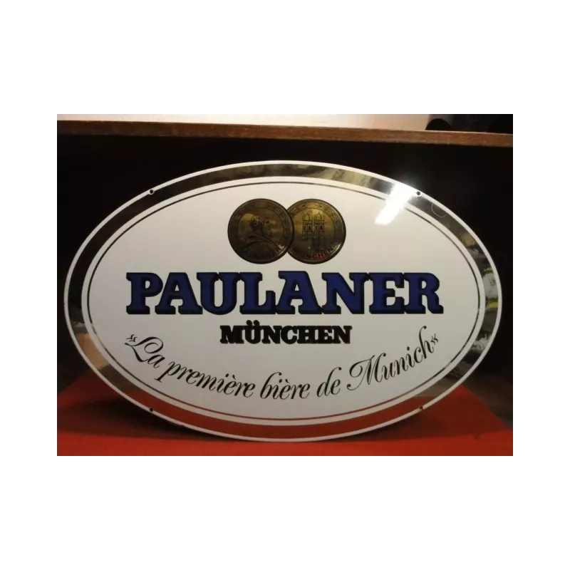 1 PLAQUE EMAILLEE PAULANER 53X34