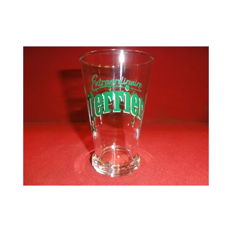 6 VERRES PERRIER  EXTRAORDINAIRE