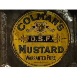 1 BOITE MUSTARD COLMAN'S HT. 18CM