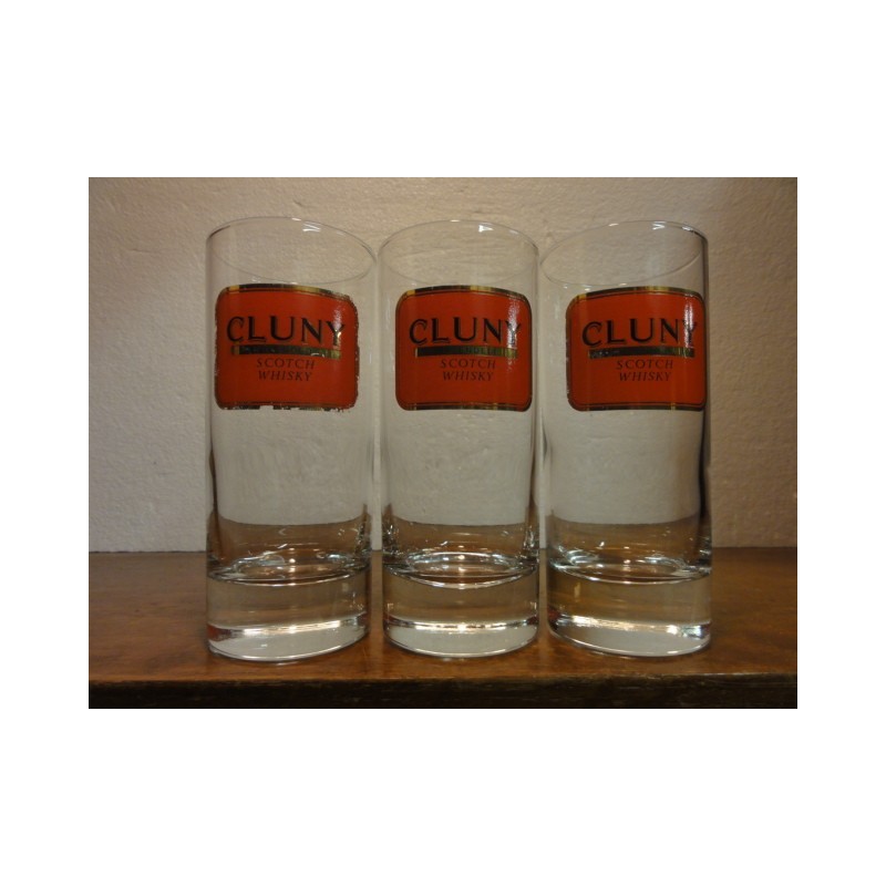 3 VERRES WHISKY CLUNY 22CL