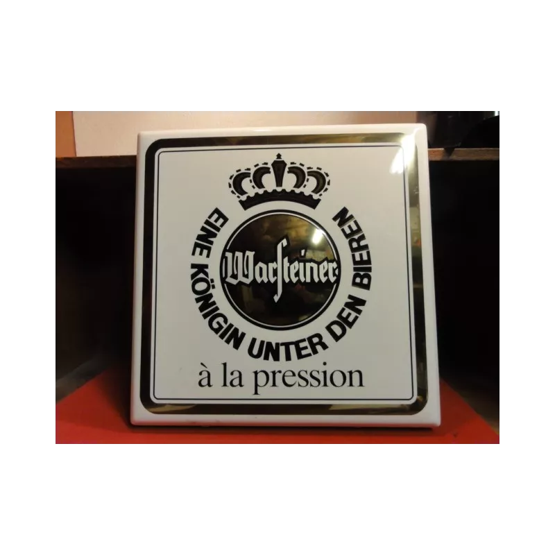 1 PLAQUE WARSTEINER 41CM X41CM