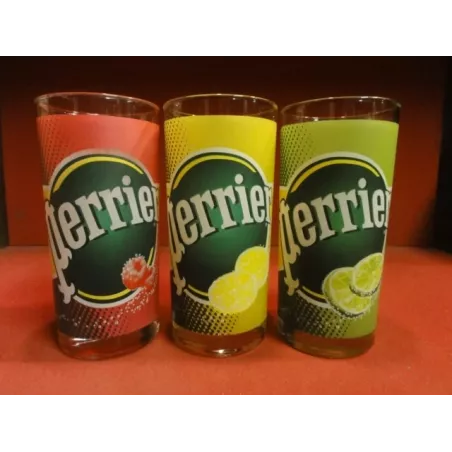 3 VERRES PERRIER COLLECTOR 