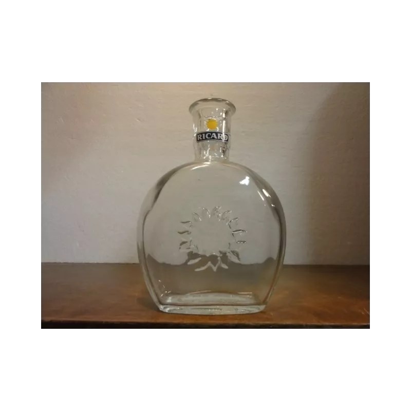 Carafe Ricard en verre logo soleil 1 litre