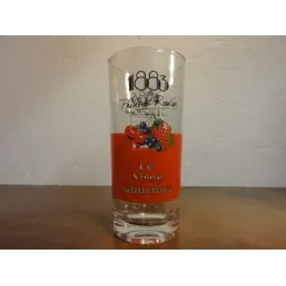 6 VERRES SIROP FRAISE ROUTIN