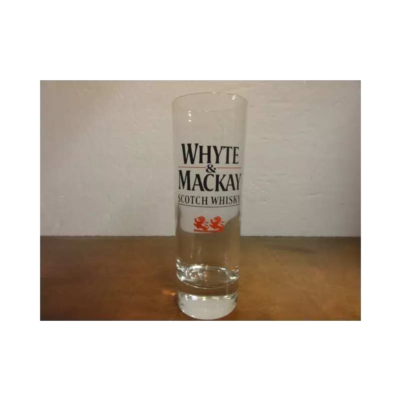 6 VERRES WHISKY WHYTE&MACKAY 22CL