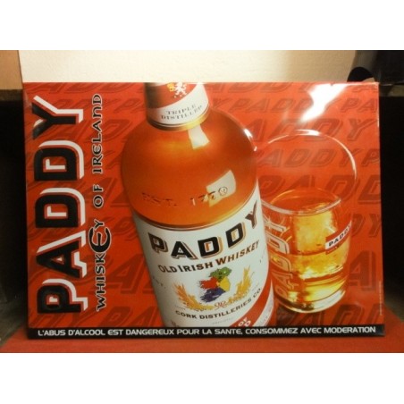 1 TOLE WHISKY PADDY 54X39CM