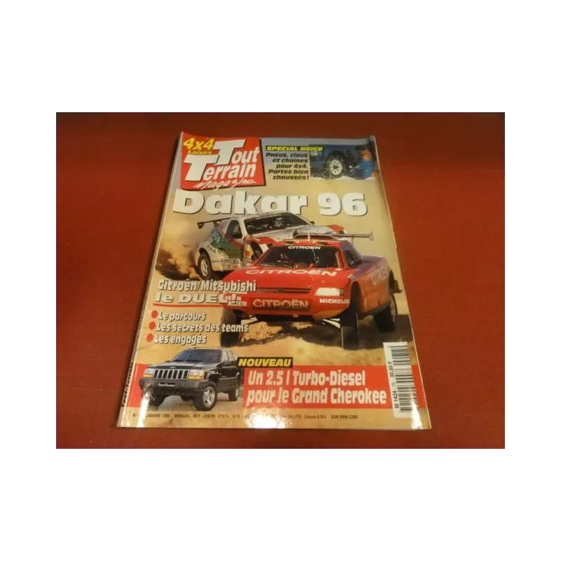 1 MAGAZINE 4/4 LOISIRS TOUT TERRAIN DAKAR 1996