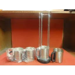 4 MUGS INOX