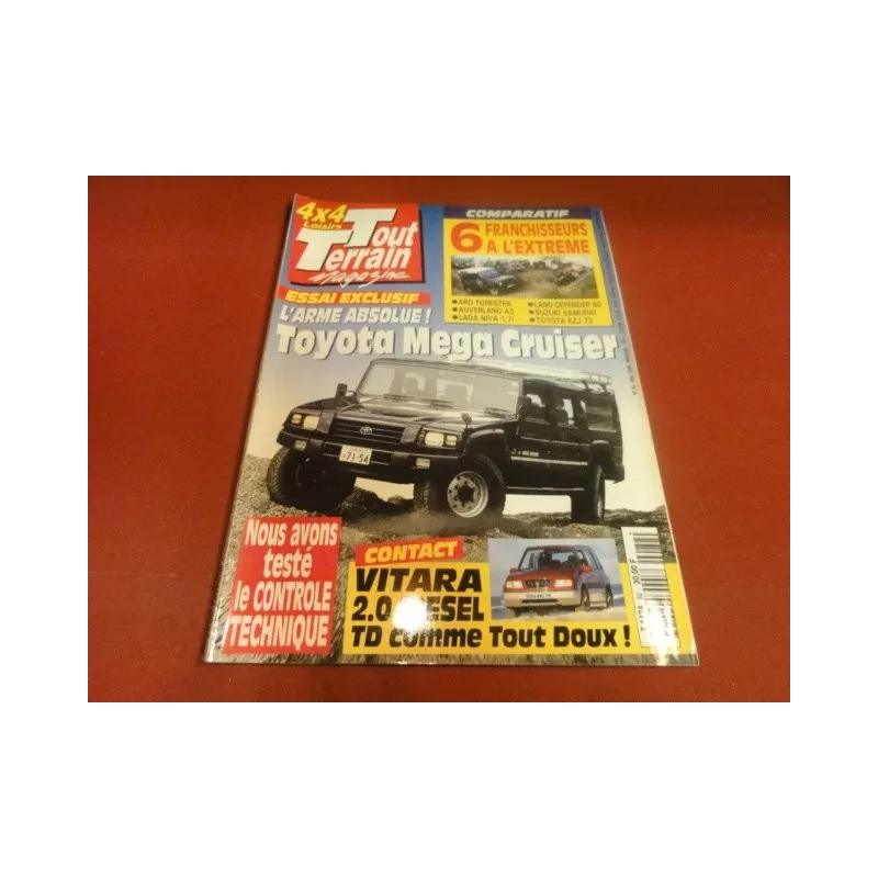 1 MAGAZINE 4/4 LOISIR TOUT TERRAIN TOYOTA MEGA CRUISER