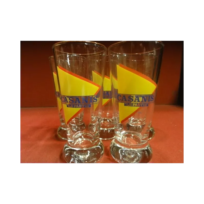 5 VERRES CASANIS ( LE PASTIS)