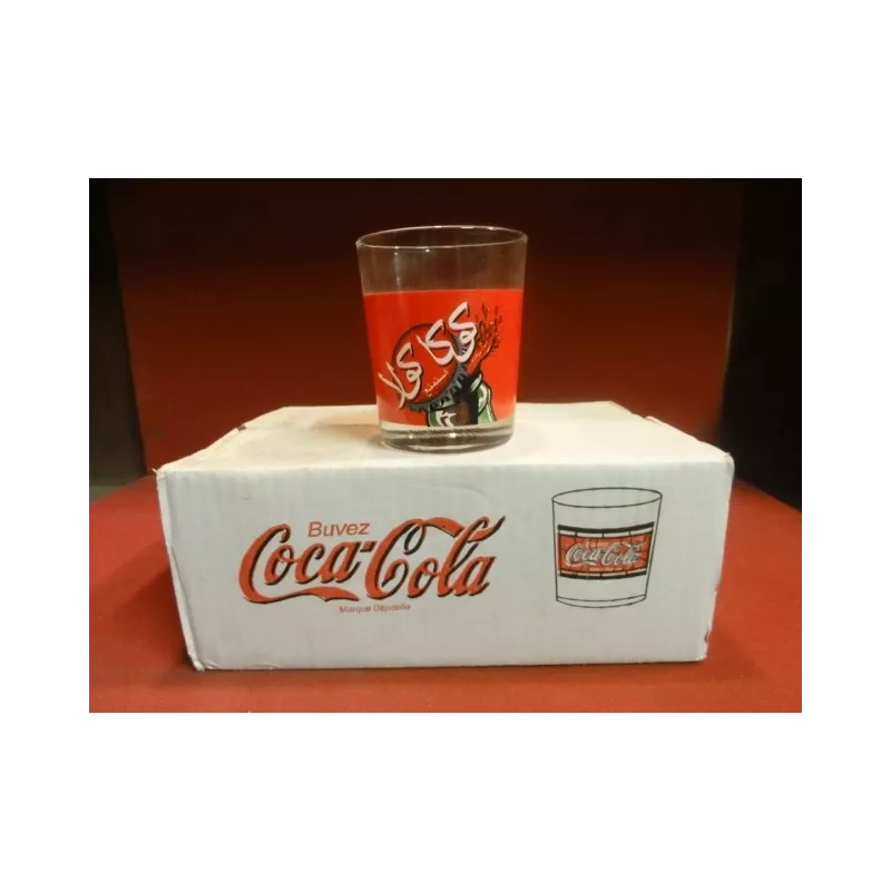 6 VERRES COCA-COLA COLLECTOR HT 14.50CM - Tigrebock