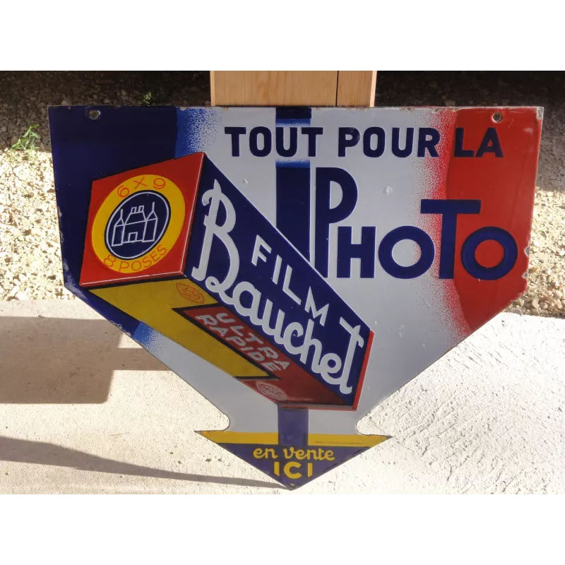 PLAQUE EMAILLEE FILM BAUCHET PLAQUE EMAILLEE FILM BAUCHET