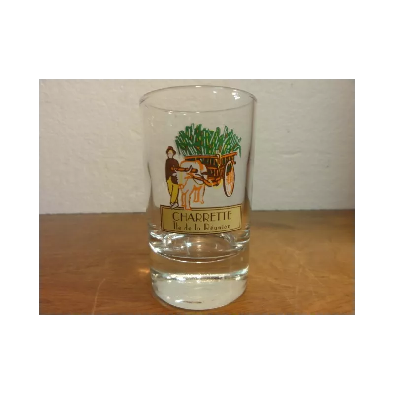 1 VERRE RHUM CHARRETTE HT.8.70