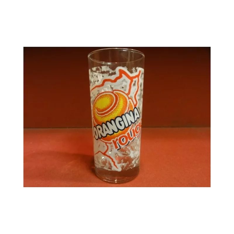 6 VERRES ORANGINA ROUGE