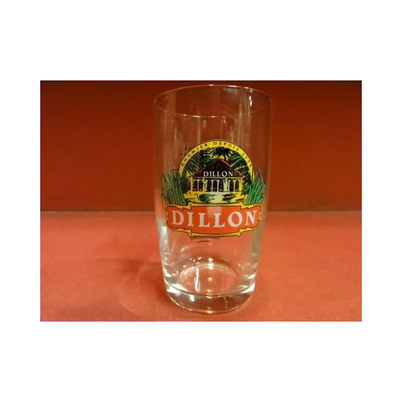 6 VERRES RHUM DILLON  HT.10CM