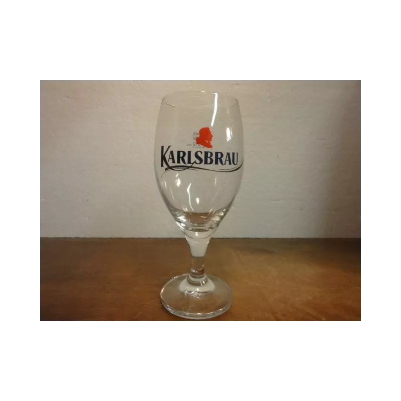 6 VERRES KARLSBRAU 25CL HT. 17.40CM