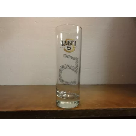 4 VERRES LABEL 5 22CL HT 15.20CM