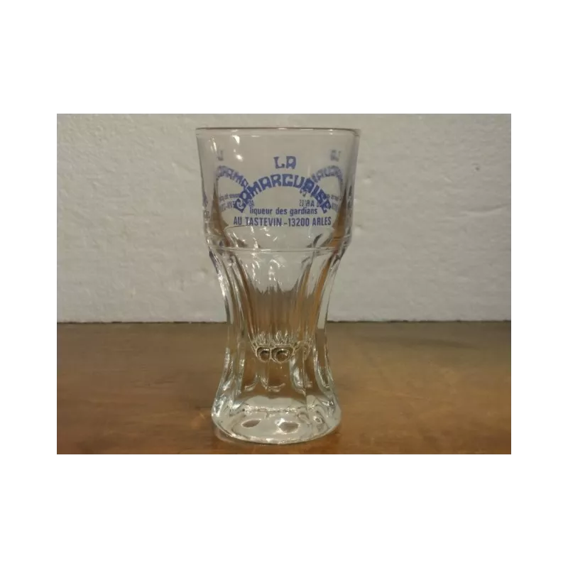 1 VERRE LIQUEUR DES GARDIANS LA CAMARGUAISE  HT. 11CM