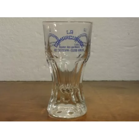 1 VERRE LIQUEUR DES GARDIANS LA CAMARGUAISE  HT. 11CM