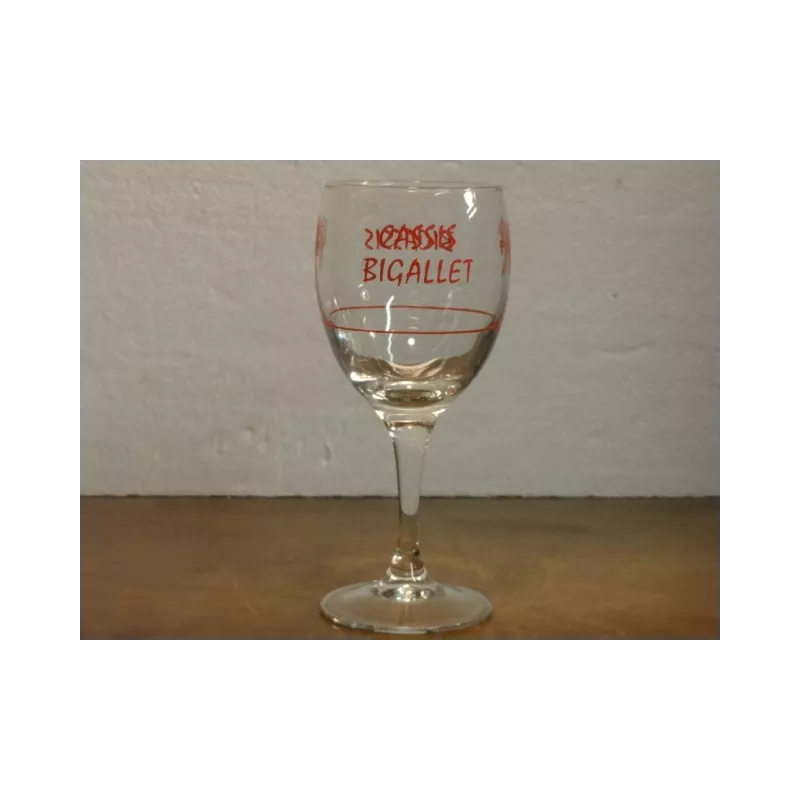 1 VERRE BIGALLET CASSIS VERRE A VIN BLANC  15CL