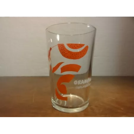 1 VERRE ORANGINA HT. 10CM