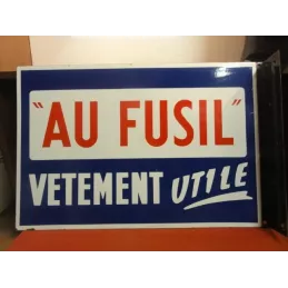 PLAQUE EMAILLEE  AU FUSIL