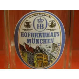 1 CHOPE HB HOFBRAUHAUS 50CL AVEC COUVERCLE