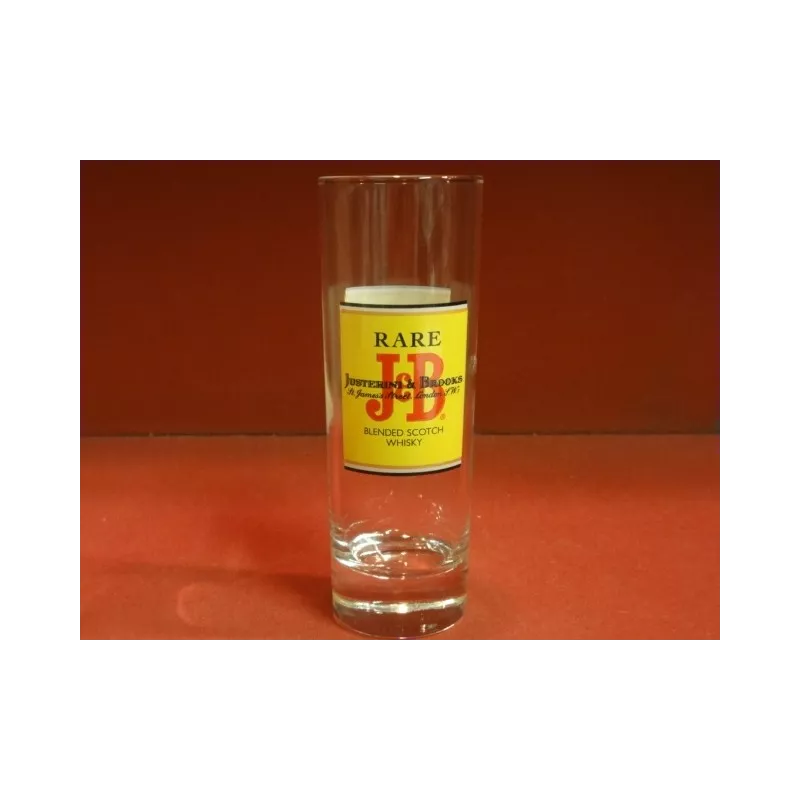 6 VERRES J&B 22cl ht 15.20cm